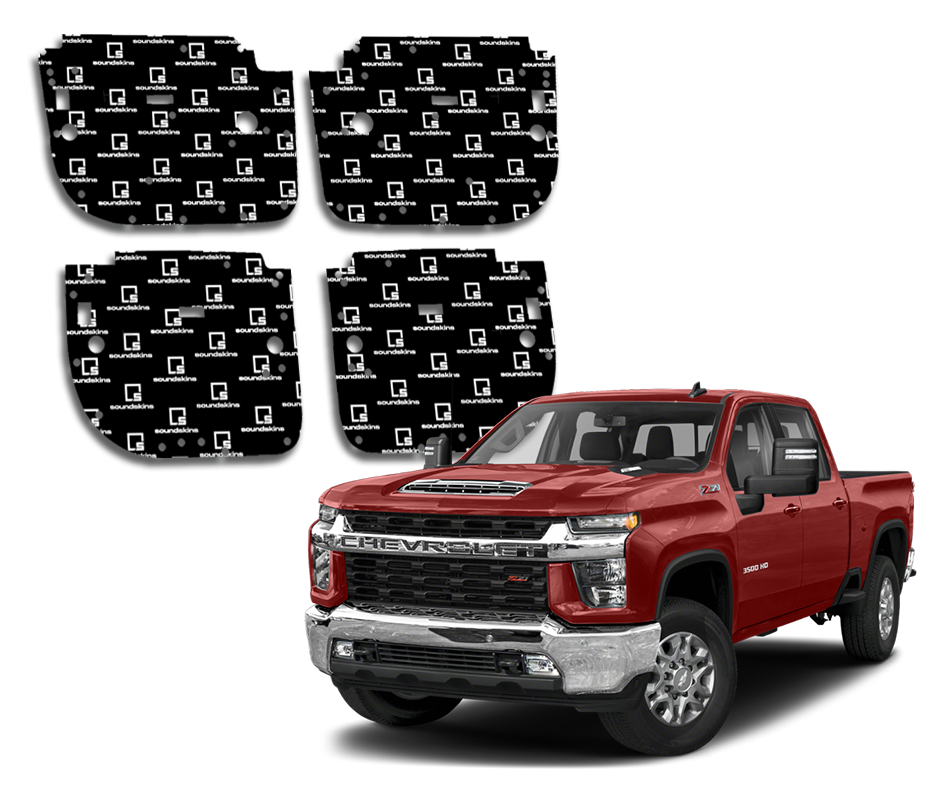 SoundSkins 2020+ Chevrolet Silverado HD Four-Door Sound Deadening Kit - product image