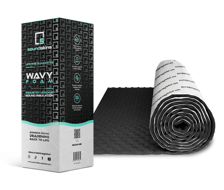 SoundSkins Wavy Foam Sound Deadening Mat, 8 mm - product image