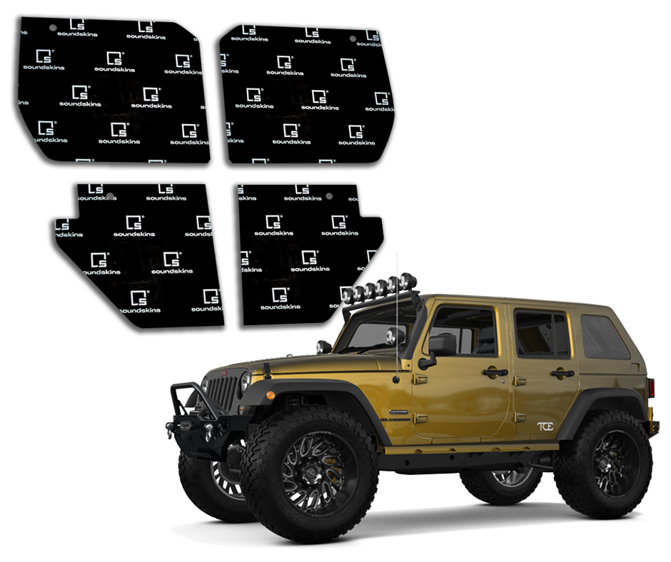 SoundSkins 2007-2017 Jeep Wrangler JK Four-Door Sound Deadening Kit - product image