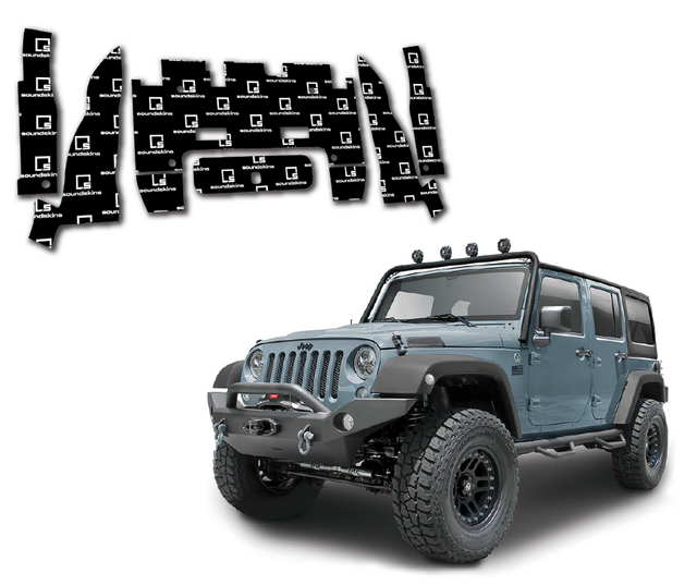 SoundSkins 2007-2018 Jeep Wrangler JK Trunk Sound Deadening Kit - product image