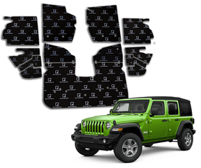 SoundSkins 2018+ Jeep Wrangler JL Door and Floor Sound Deadening Kit - product image