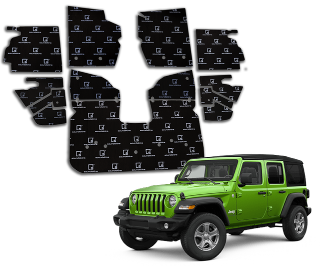 SoundSkins 2018+ Jeep Wrangler JL Door and Floor Sound Deadening Kit - product image