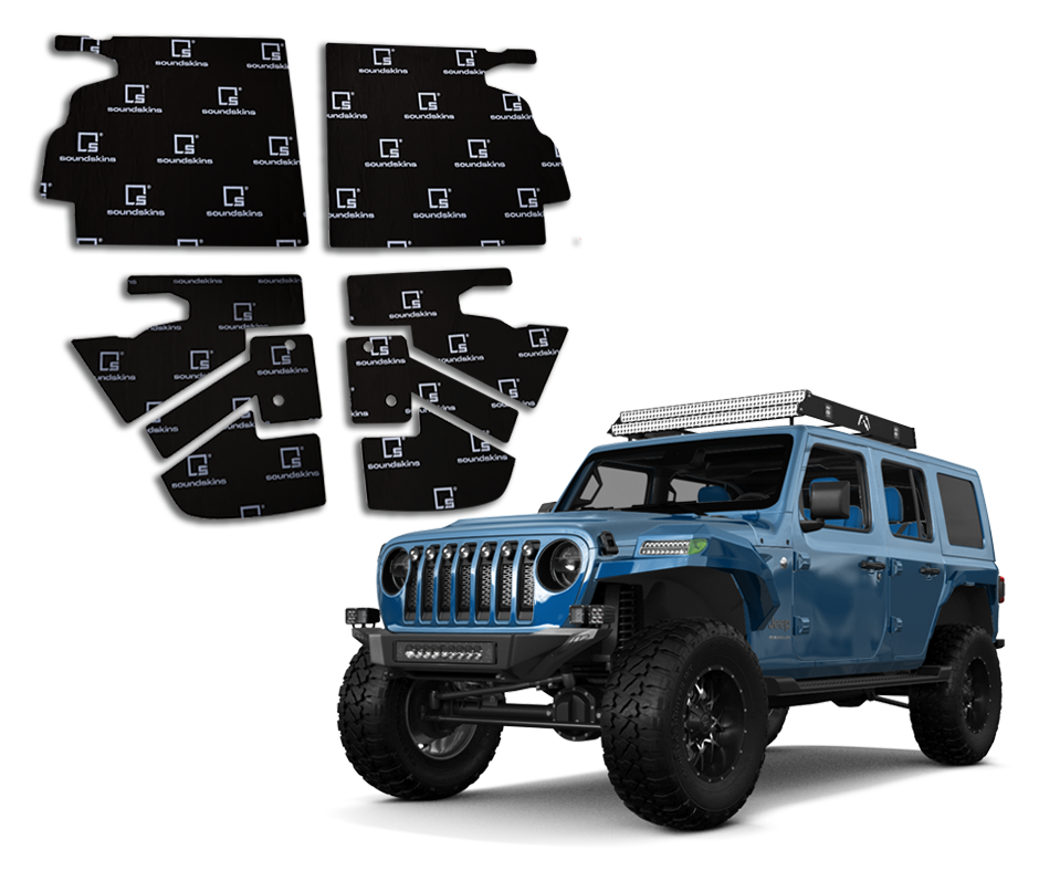 SoundSkins 2018+ Jeep Wrangler JL Four-Door Sound Deadening Kit - product image