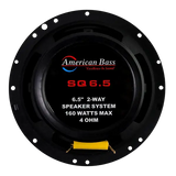 American Bass American Bass SQ 6.5 Full Range Speakers (Pair) - Car Audio