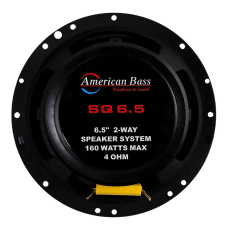 American Bass American Bass SQ 6.5 Full Range Speakers (Pair) - Car Audio