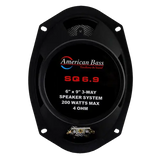 American Bass American Bass SQ 6.9 Full Range Speakers (Pair) - Car Audio
