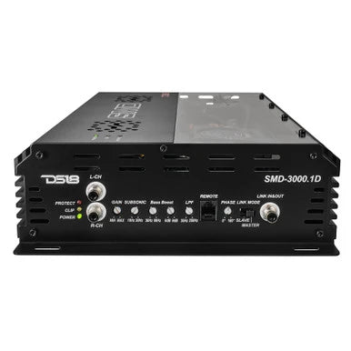 Steve Meade Designs SMD-3000.1D amplifier, right-side view