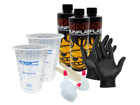 SMD SunFlash UV Activated Resin - 16oz Bottle Starter Kit - 3 Pack