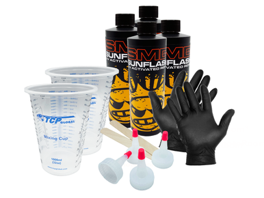 SMD SunFlash UV Activated Resin - 16oz Bottle Starter Kit - 4 Pack