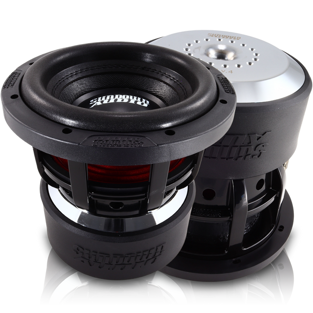 Sundown Audio X-Series v.4 8" Subwoofer | Dual 2 & 4 Ohm | 2500W Peak Power – manufacturer view 1
