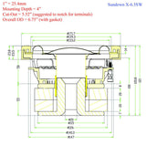 Sundown Audio X-Series v.2 6.5" Subwoofer – manufacturer view 5