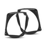 Front View of Speaker Mounting Rings