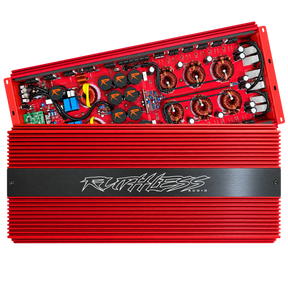 Ruthless Audio Ruthless Audio 7500.1 Red 7,500 Watt Monoblock Amplifier - Car Audio