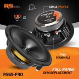 PRV Audio RS65-PRO RS65-PRO - Specs Infographic
