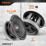 PRV Audio 6MB550FT 6MB550FT – Specs Infographic
