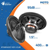 PRV Audio MT6MR400CF-NDY-4 SLIM MT6MR400CF-NDY-4 SLIM - Specs Infographic