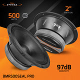 PRV Audio 8MR500SEAL PRO 8MR500SEAL PRO - Specs Infographic