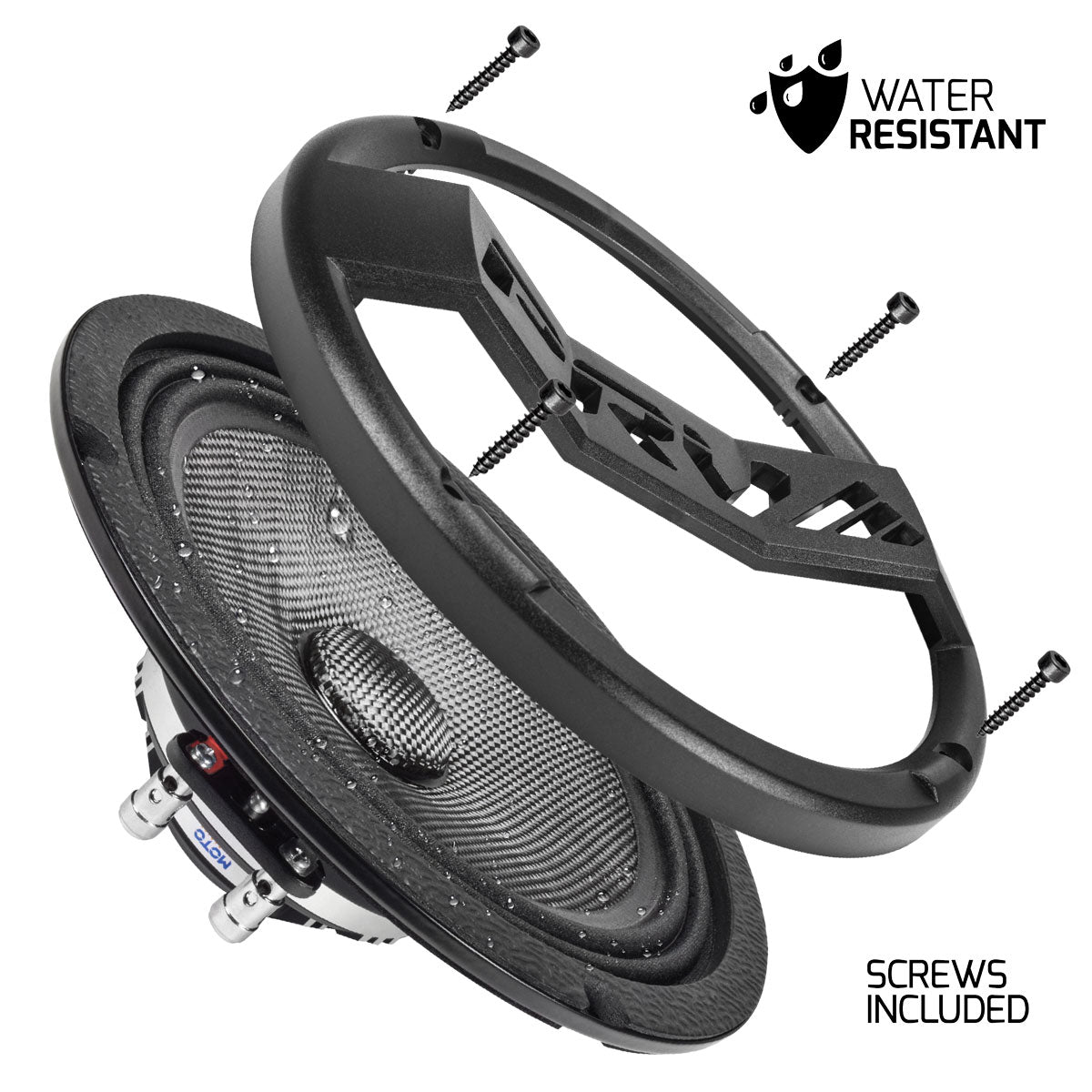 PRV Audio MT8MR400CF-NDY-4 SLIM MT8MR400CF-NDY-4 SLIM - Cone Top View + Grill