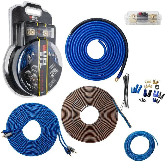 VFL Audio 4 Gauge Amplifier Installation Kit - Trinity Car Audio