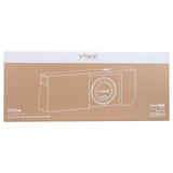 VIBE subwoofer enclosure packaging front showing an enclosure illustration and 900W marking