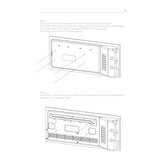 Tailgate installation guide showing four drilling locations and insertion of rivet nuts