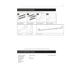 Jeep JL enclosure installation inventory showing mounting brackets, bolts, spacers and the required tools