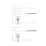BAMIT12-V4 wiring guide comparing 1-ohm parallel and 4-ohm series terminal connections