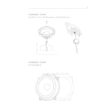 VIBE Optisound Tesla installation drawings showing speaker wiring connections, tweeter placement and a woofer gasket