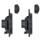 Side profiles of VIBE component speakers with separate tweeters