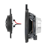 Side profiles of a VIBE speaker and separate tweeter